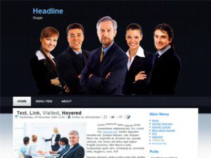 free drupal theme company trust