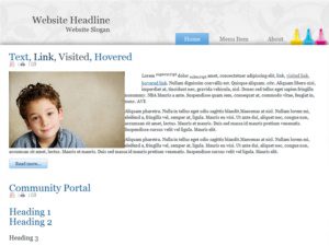 free joomla template apple on a book