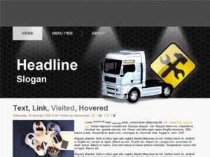 free wordpress theme grey business