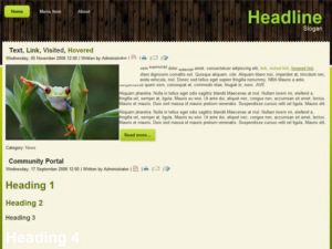 free drupal theme pink fashion stars