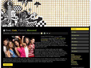 free drupal theme abstract games