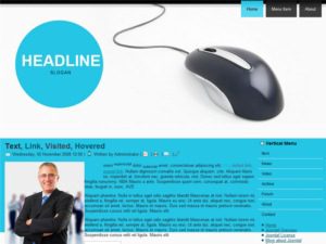 free drupal theme blue motherboard