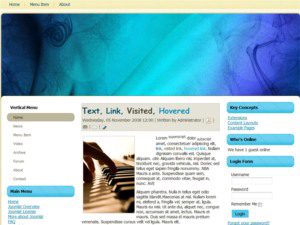 free drupal theme blue smoke
